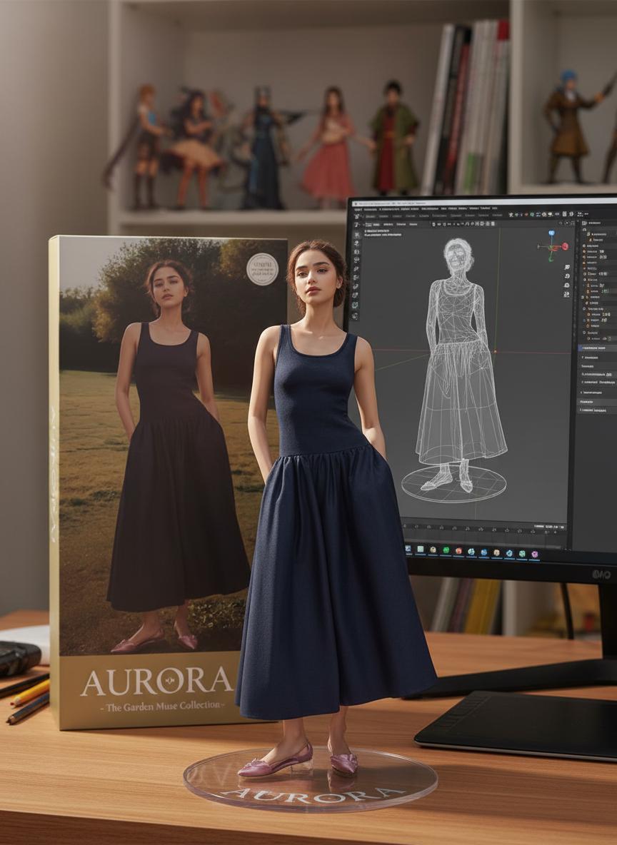 3D figurine-style character (new)
